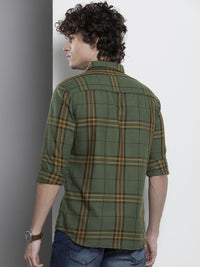 The Indian Garage Co Men Checked Casual Shirt