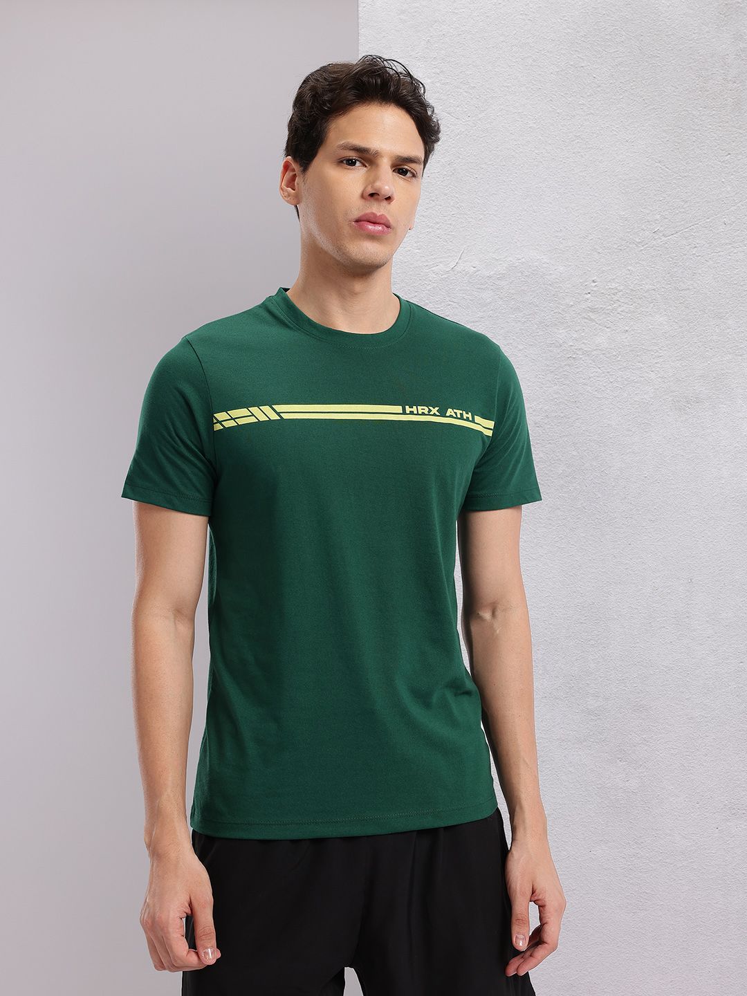HRX by Hrithik Roshan Striped Lifestyle T-shirt