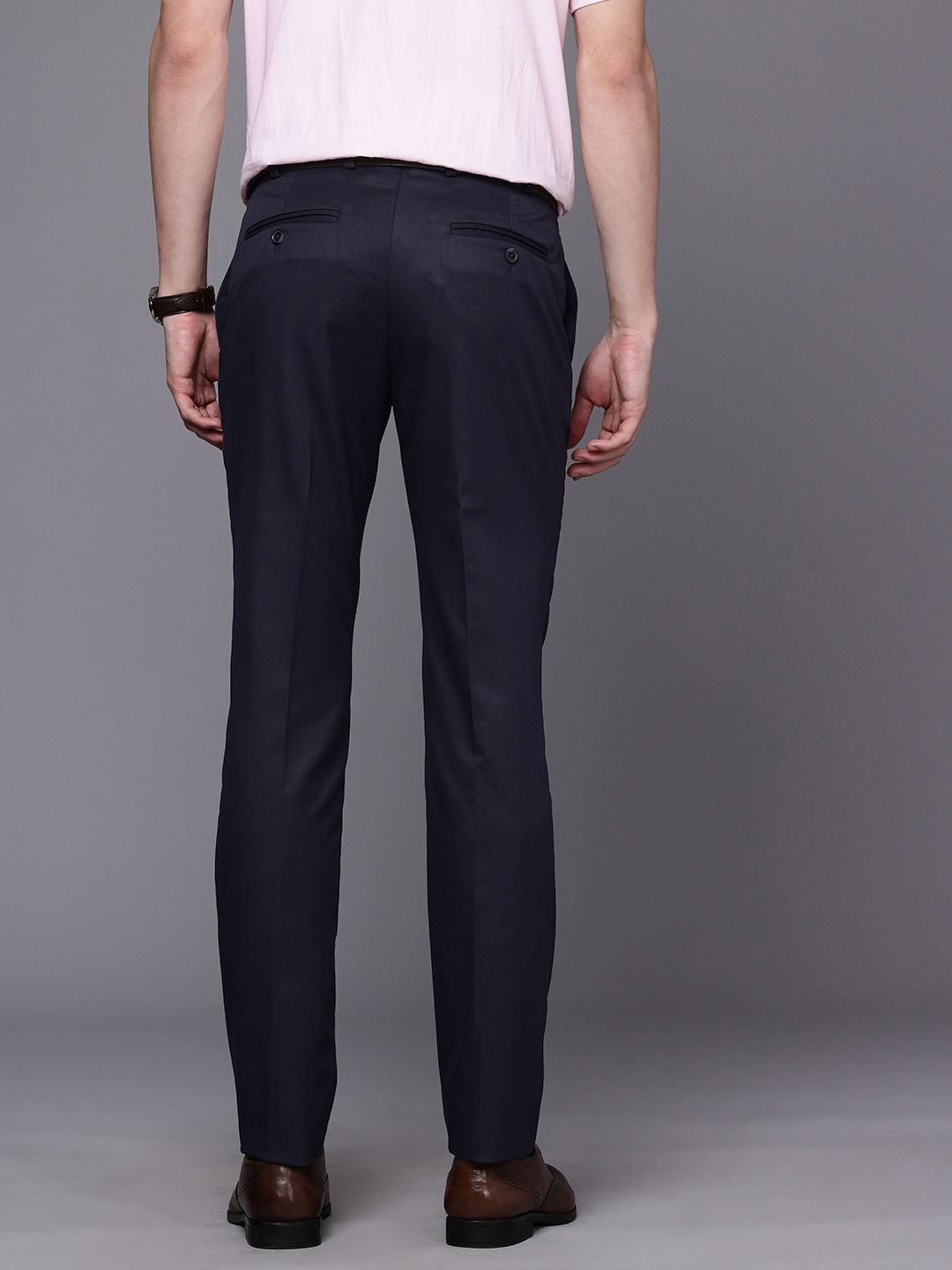 Raymond Men Slim Fit Formal Trousers