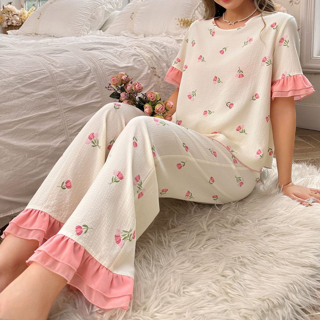 DressBerry Women Printed Night suit