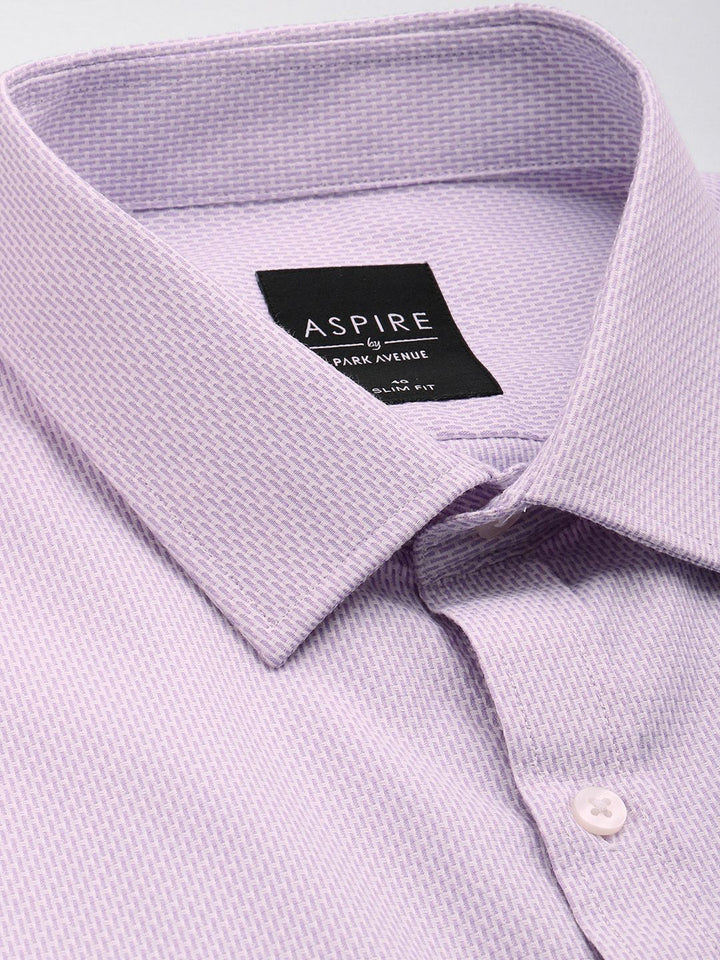Park Avenue Slim Fit Textured Formal Shirt