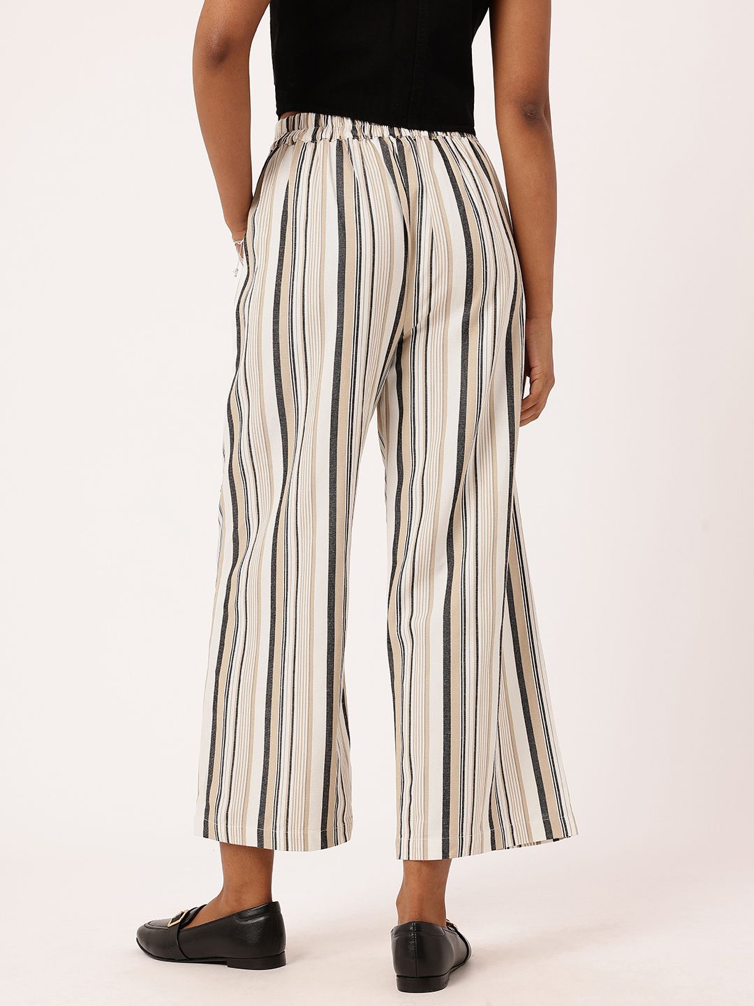DressBerry Women Breezy Bold Stripes Trousers