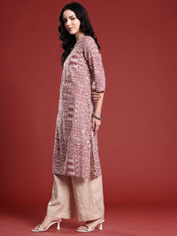 Anouk Women Pure Cotton Ethnic Motifs Printed Kurta