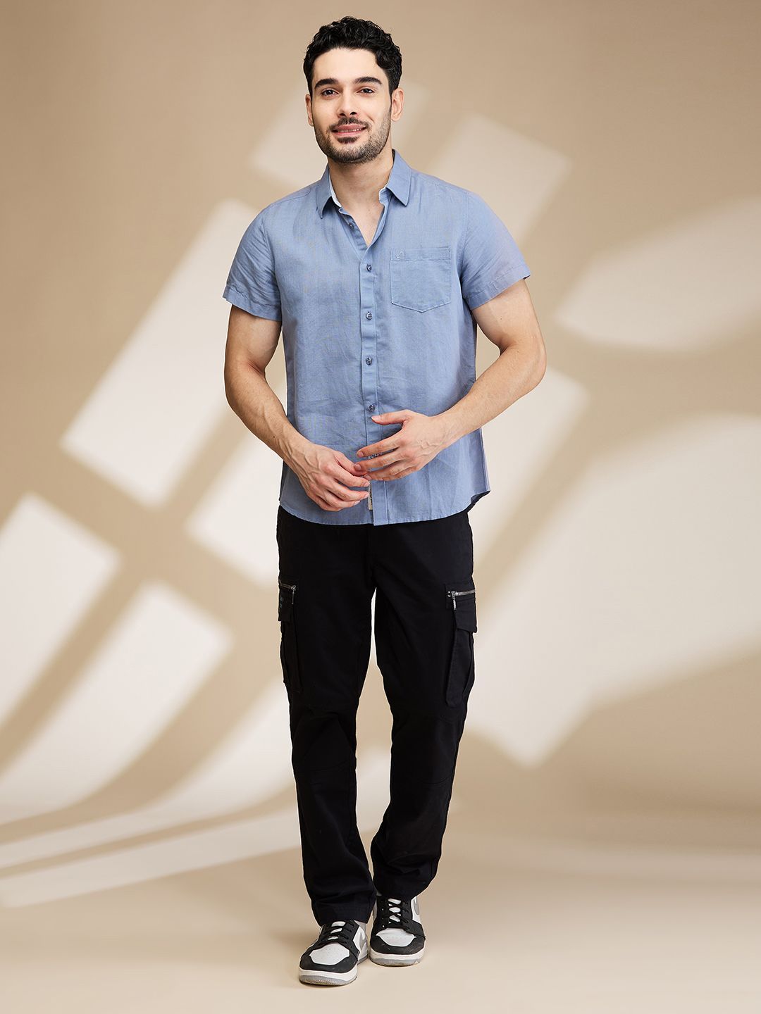 Being Human Men Slim Fit Opaque Casual Shirt