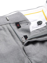 Raymond Men Textured Slim Fit Formal Trousers
