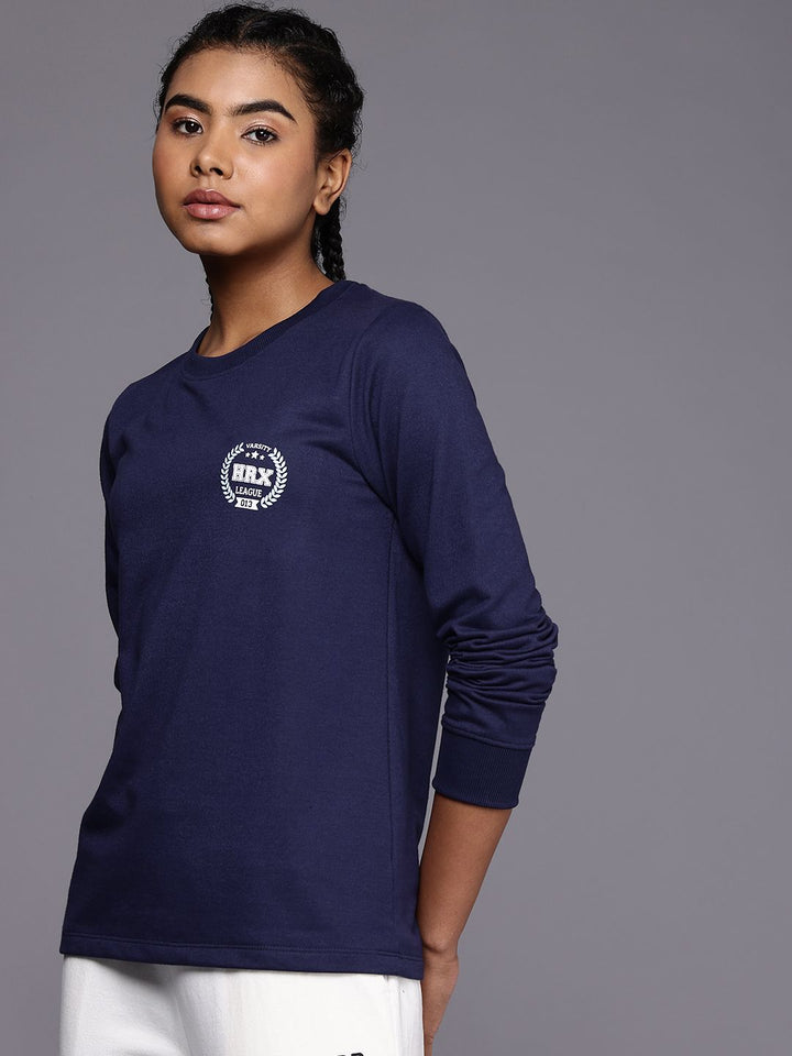 HRX by Hrithik Roshan Round Neck Knitted Sweatshirt