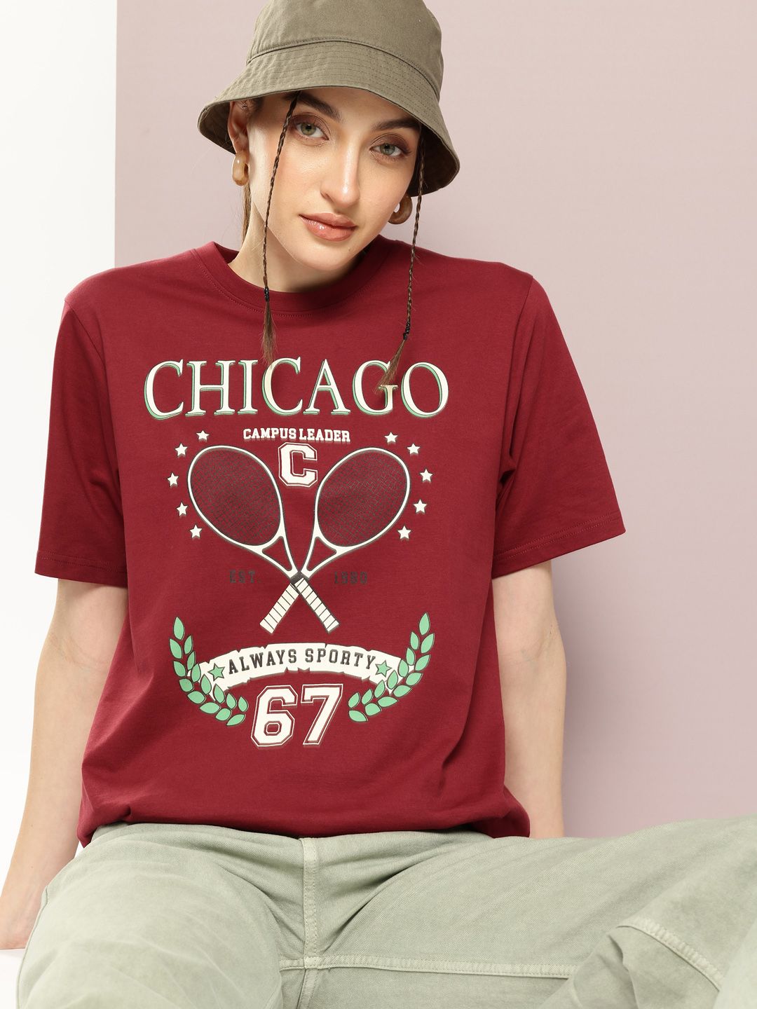DILLINGER Printed Oversized Pure Cotton T-shirt