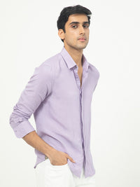 RARE RABBIT Men Throner Regular Fit Spread Collar Shirt