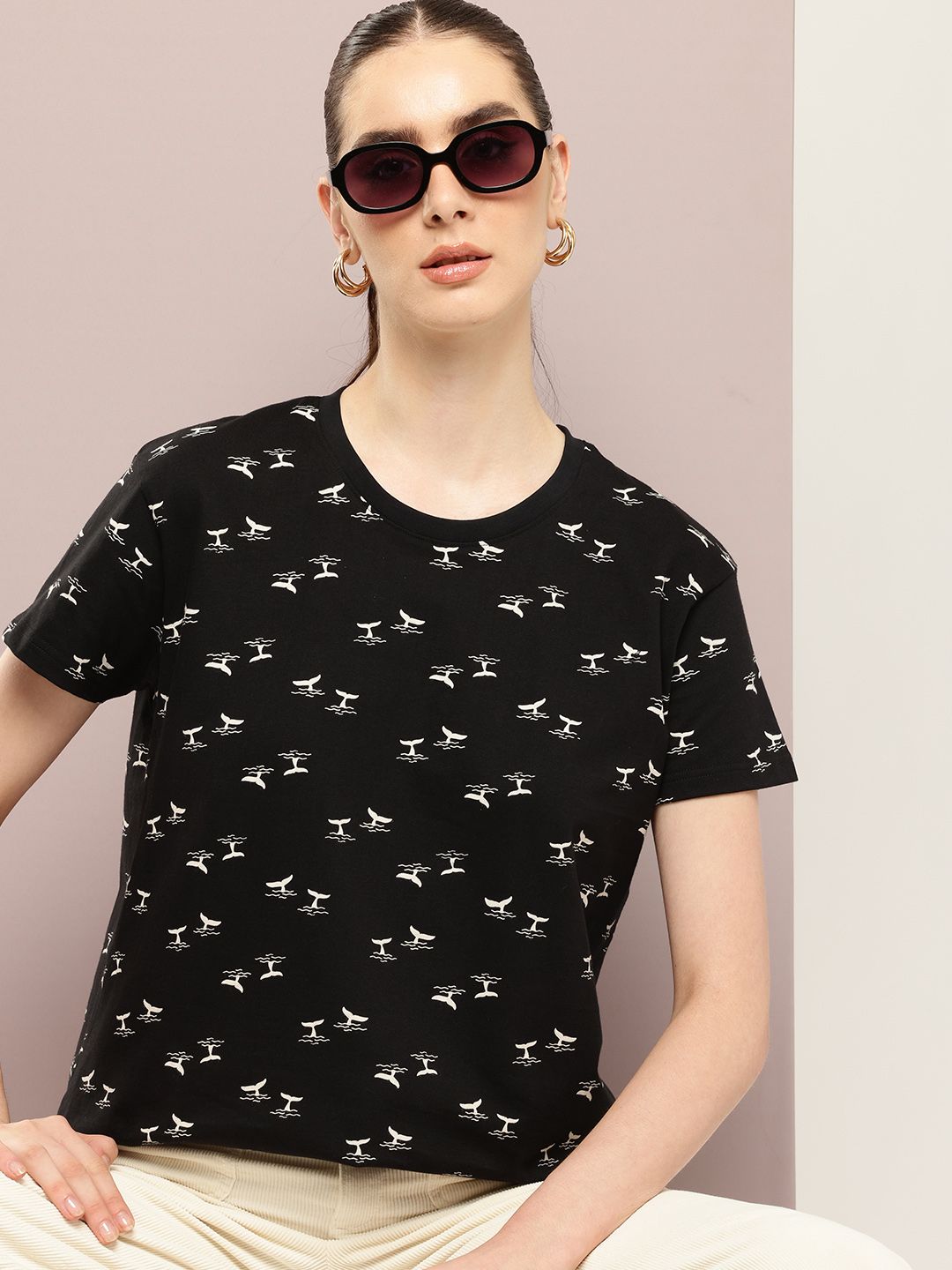 DILLINGER Printed Boxy Pure Super Combed Cotton T-shirt