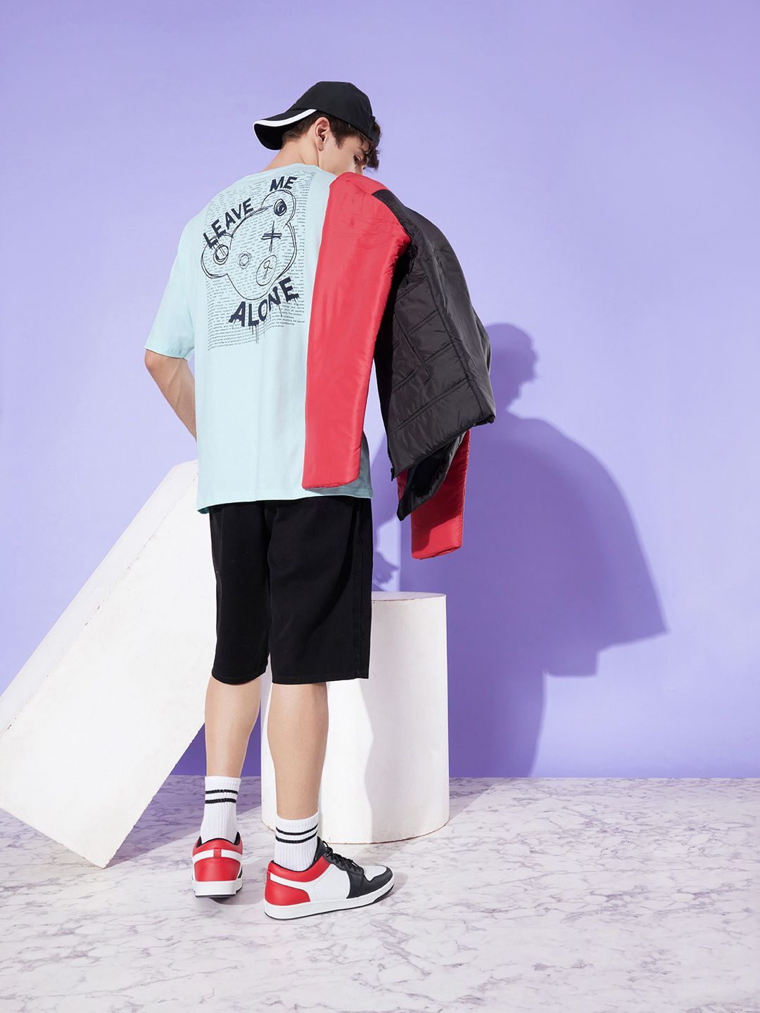 DILLINGER Printed Oversized Cotton T-shirt