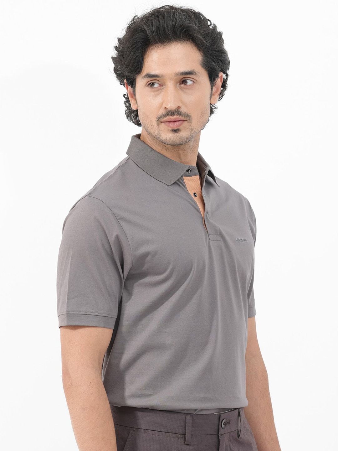 RARE RABBIT Men Keneth Regular Fit Polo Collars T-Shirt