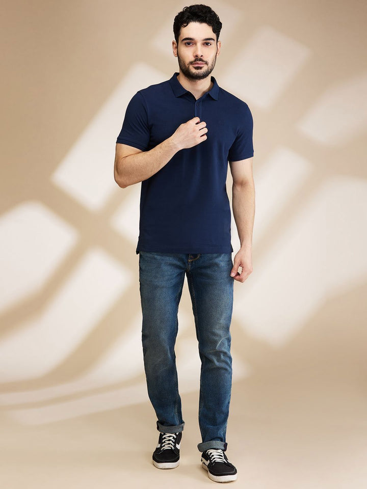 Being Human Men Polo Collar T-shirt