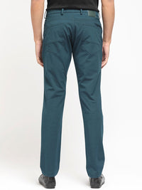 RARE RABBIT Men Spark Regular Fit Mid Rise Cotton Trouser