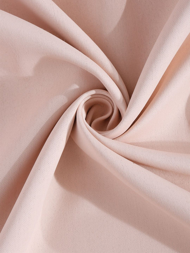 Cortina Pink 2 Pieces Black Out Door Curtains
