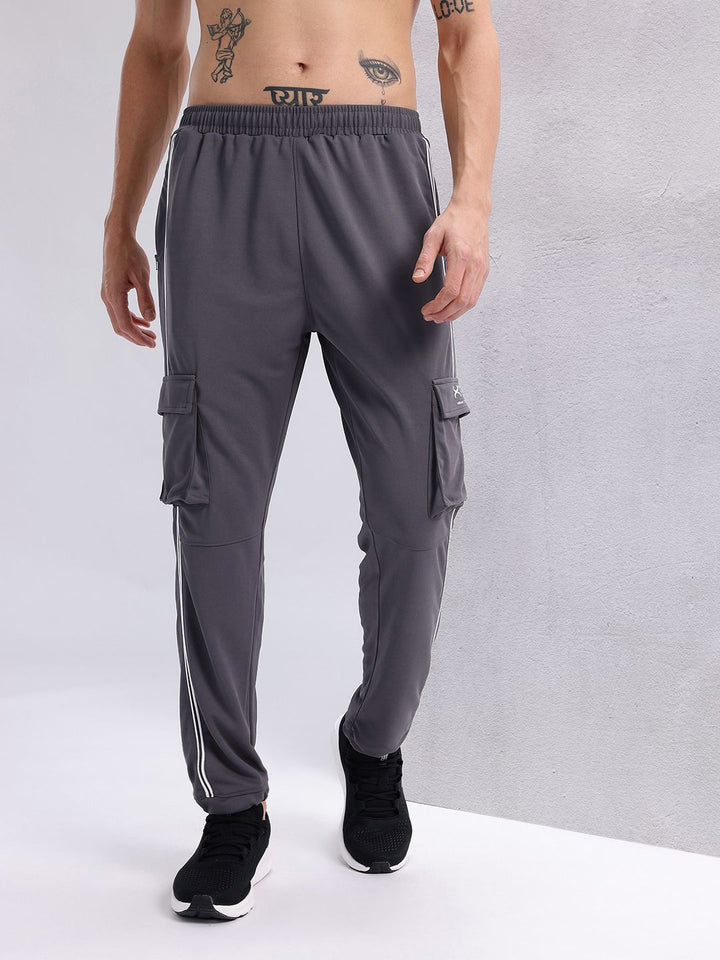 HRX by Hrithik Roshan Men Rapid-Dry Cargo Style Training Joggers