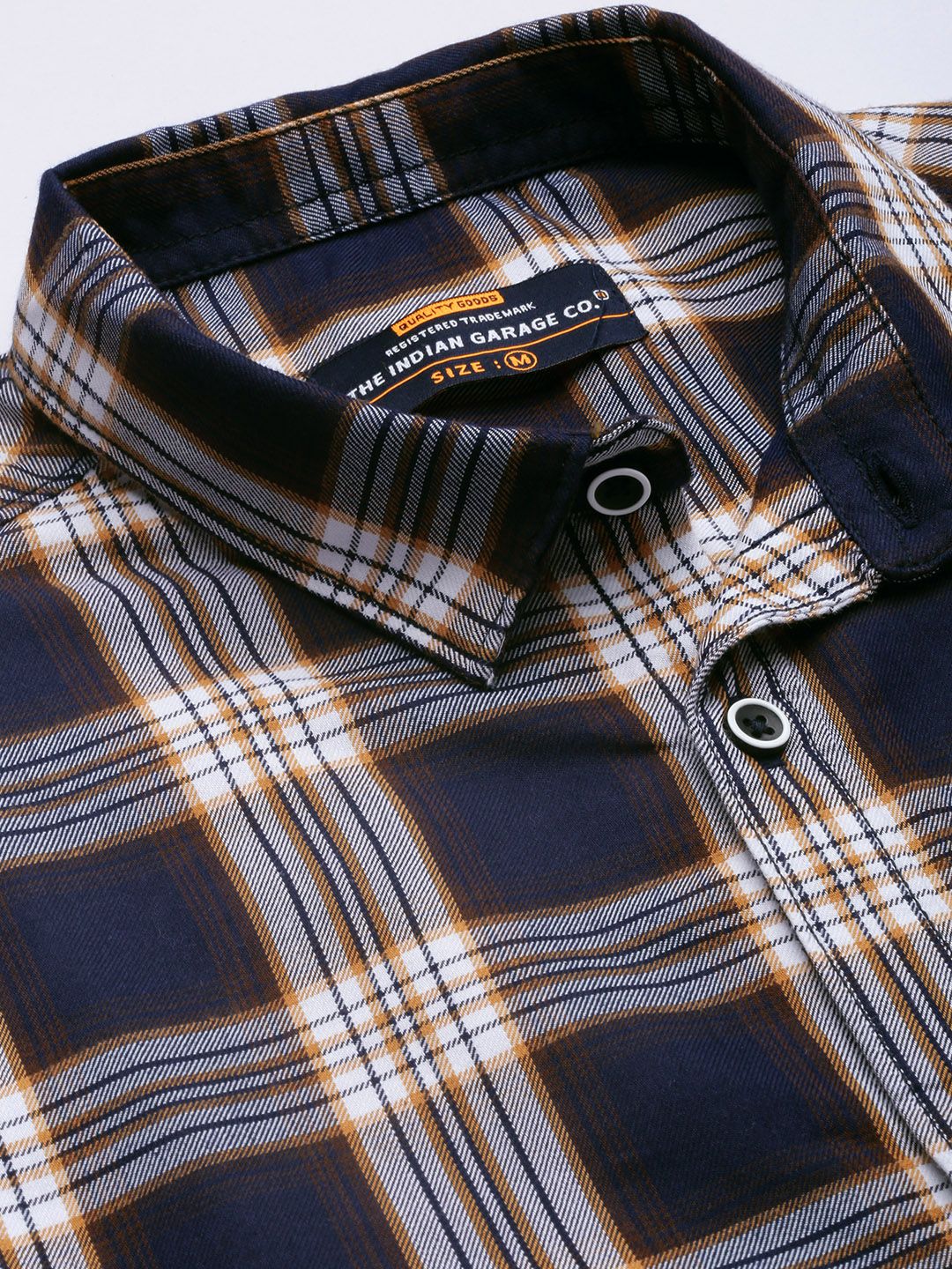 The Indian Garage Co Men Checked Casual Shirt