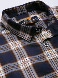 The Indian Garage Co Men Checked Casual Shirt