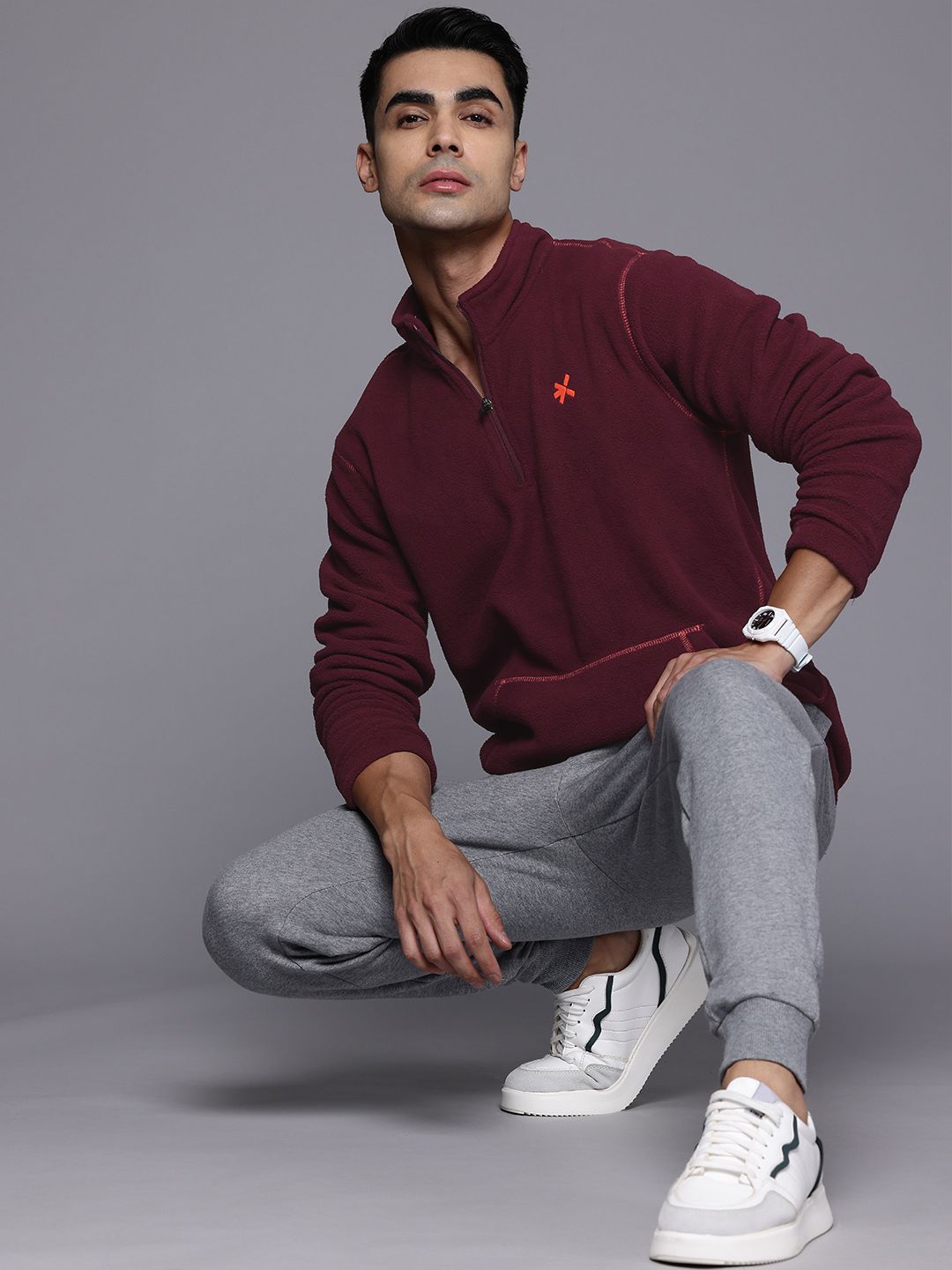 HRX by Hrithik Roshan Fleece Sweatshirt