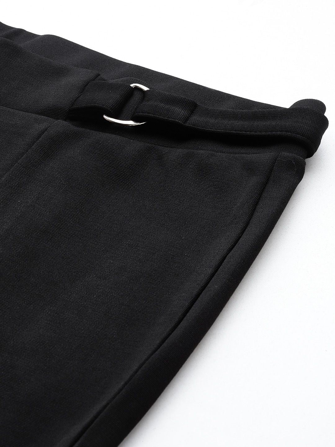 DressBerry Women Buckle Detail Treggings