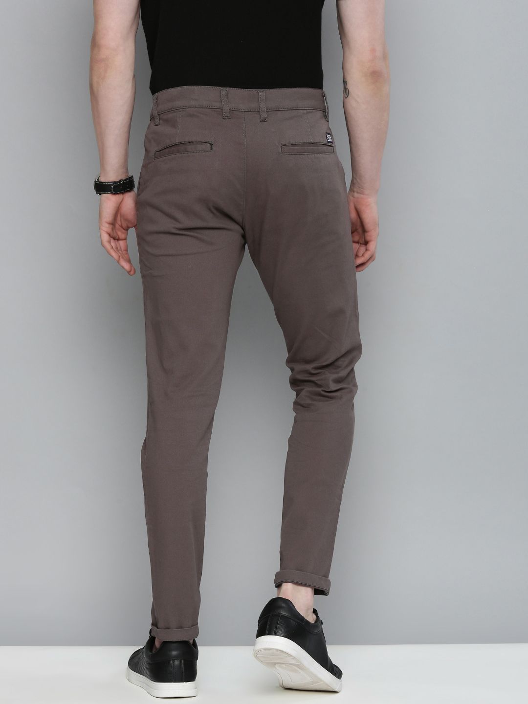 The Indian Garage Co Men Slim Fit Trousers