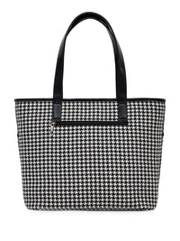 Berrylush Checked 14 Inch Laptop Shopper Tote Bag