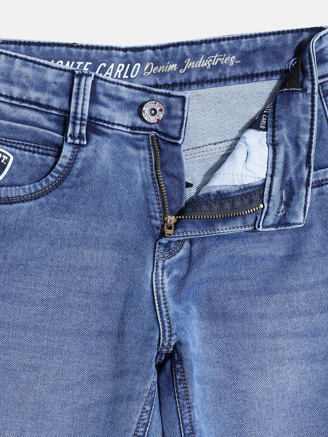 Monte Carlo Boys Slim Fit Stretchable Jeans