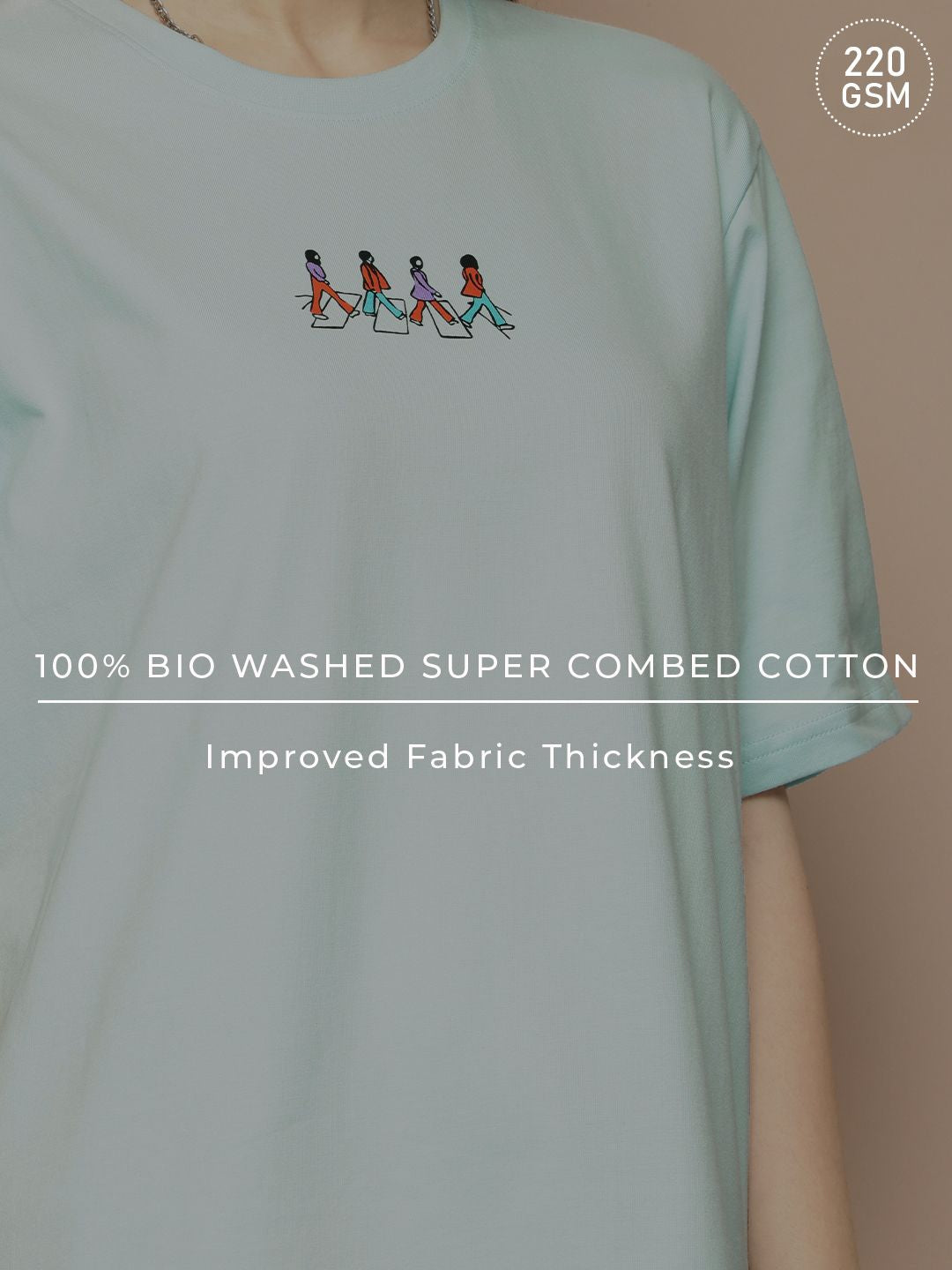 Difference of Opinion Printed Oversized Pure Cotton T-shirt