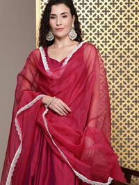 House of Pataudi Women Jashn Kurta With Churidar & Dupatta