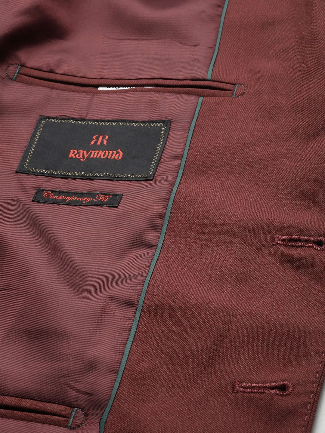 Raymond Contemporary Fit Single-Breasted Formal Blazer