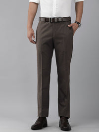 Park Avenue Men Solid Formal Trousers