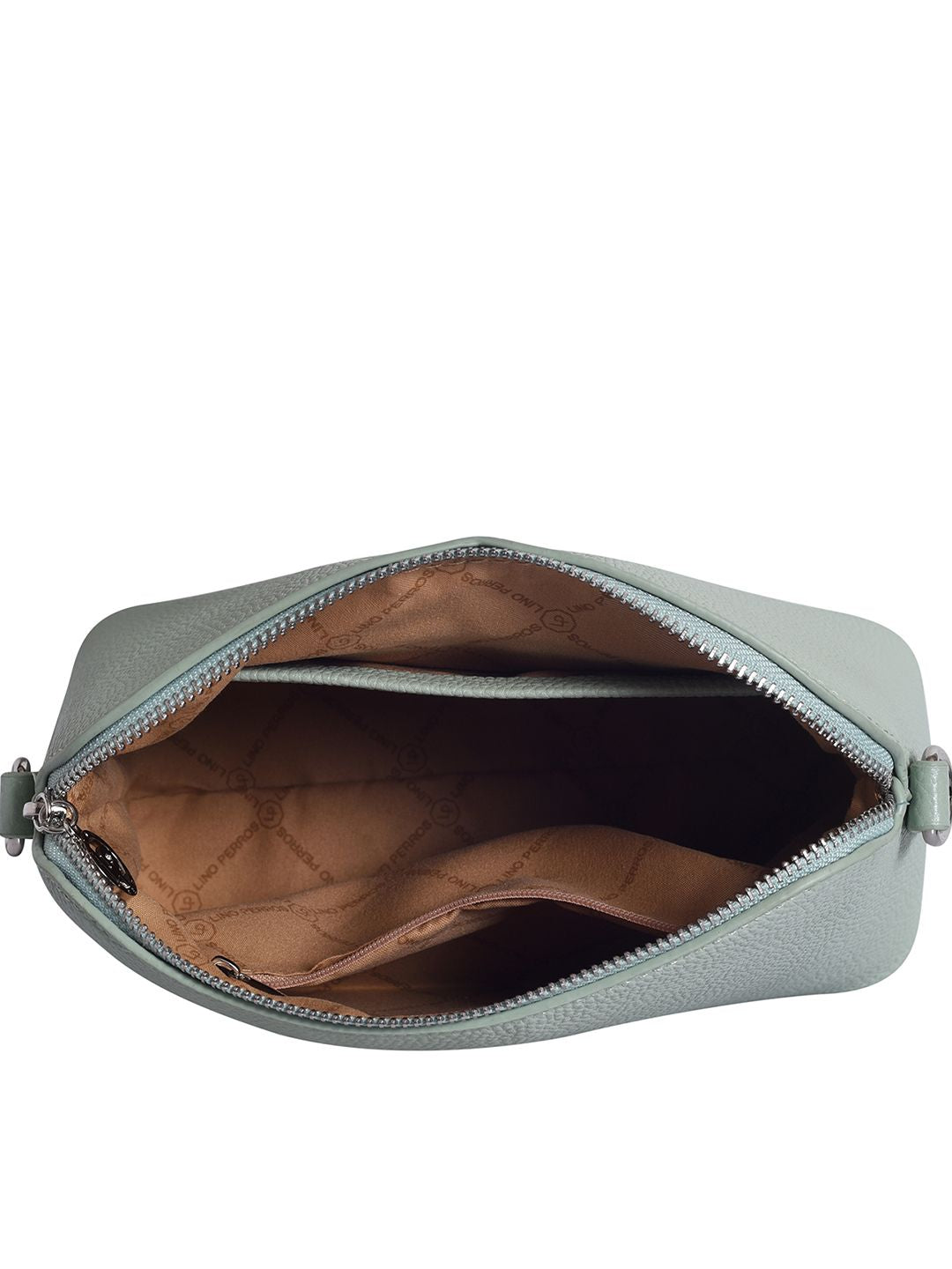 Lino Perros Mint Green Solid Sling Bag