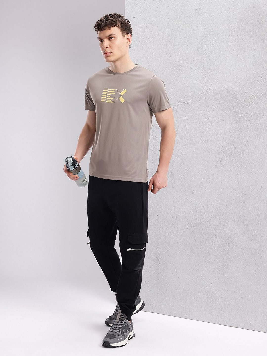 HRX by Hrithik Roshan Men Brand Logo Printed Rapid-Dry Running T-shirt