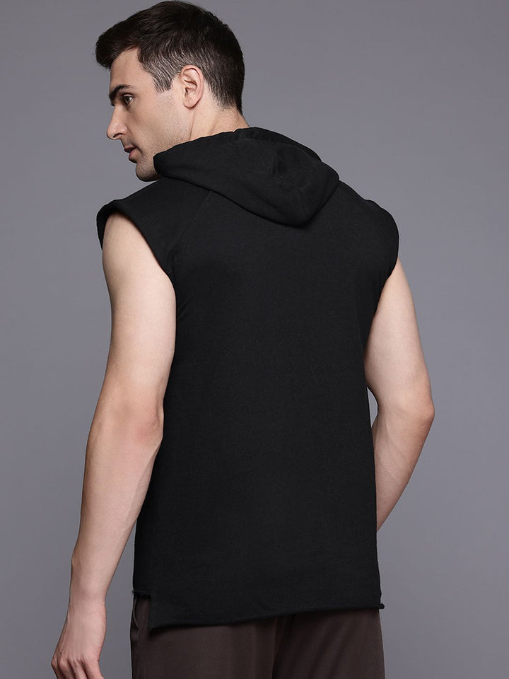 HRX by Hrithik Roshan Printed Hooded Training Sweatshirt