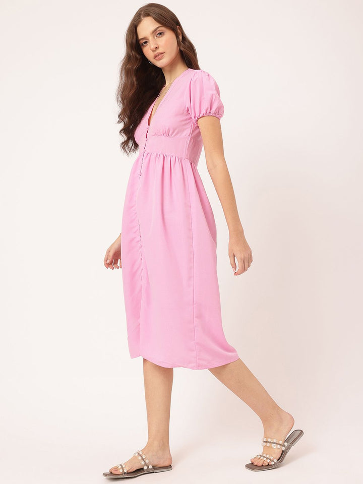 DressBerry Eclectic Essence Midi Empire Dress
