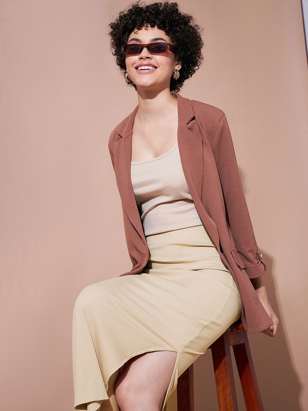 SASSAFRAS BASICS Pencil Midi Skirt