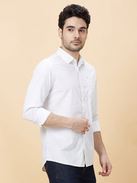 Being Human Micro Ditsy Printed Cotton Slim Fit Casual Shirt