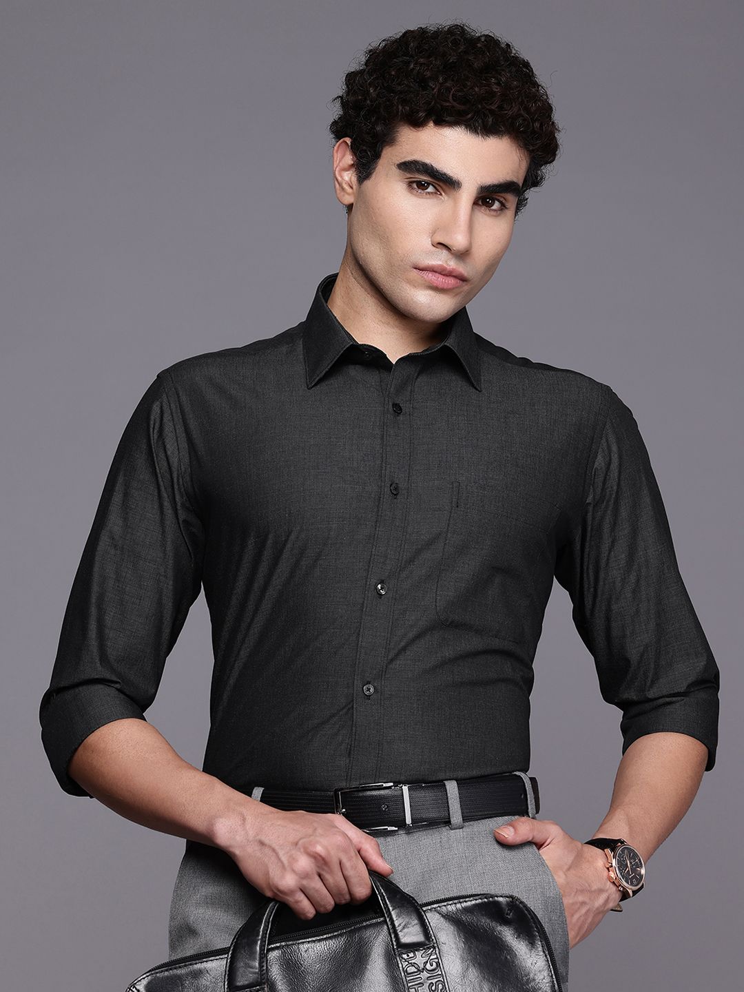 Raymond Pure Cotton Slim Fit Formal Shirt