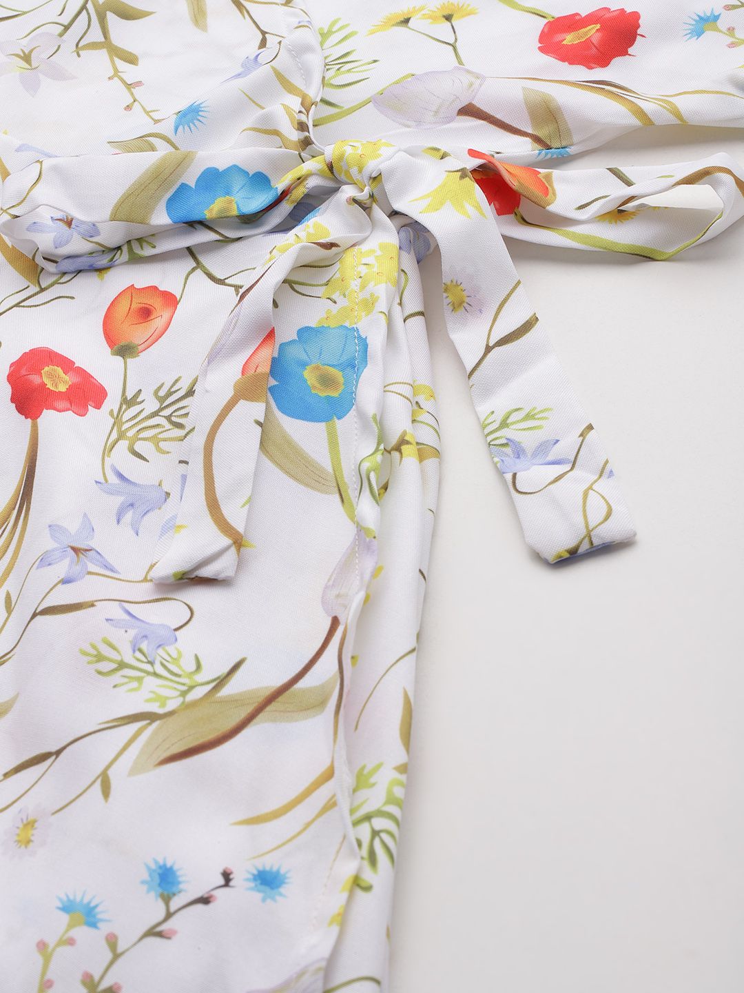 all about you Floral Print Wrap Dress