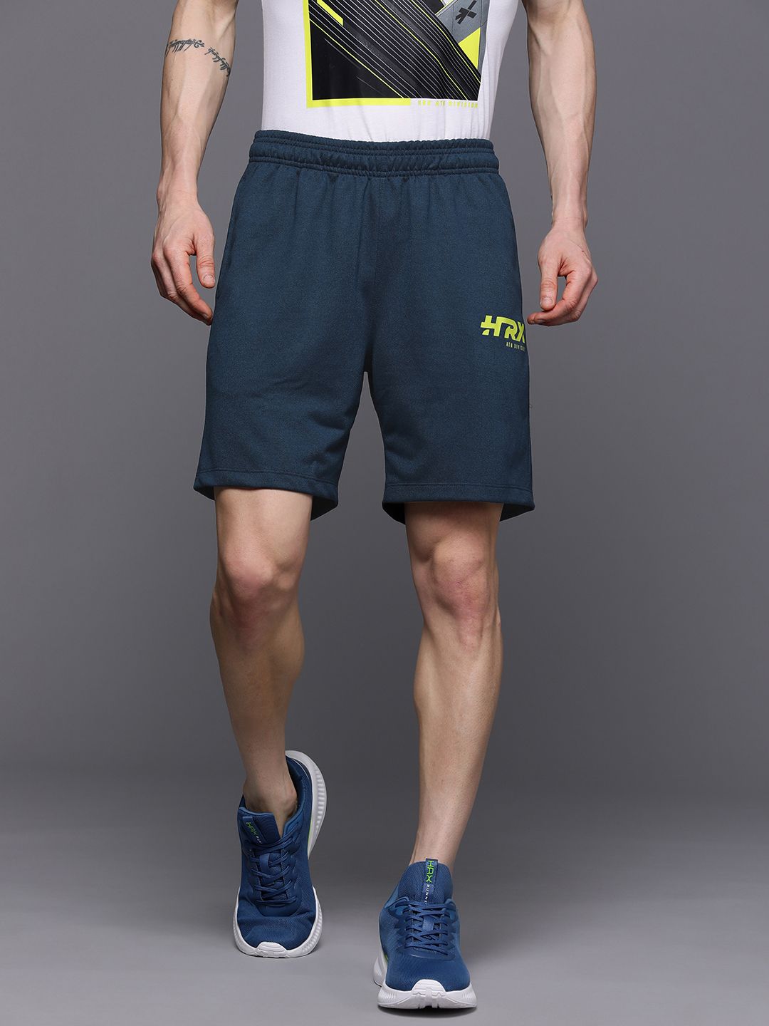 HRX by Hrithik Roshan Men Printed Detail Lifestyle Shorts