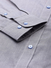Raymond Self Design Slim Fit Pure Cotton Formal Shirt