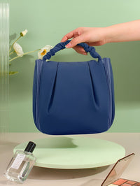 Cortina Navy Blue Water Resistant Makeup Organiser