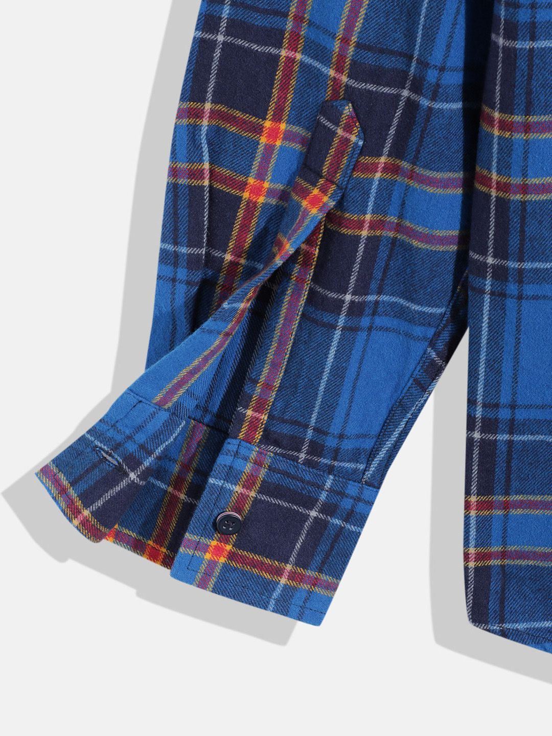 Monte Carlo Boys Tartan Checked Casual Smart Fit Shirt