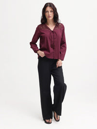 RAREISM Cotton Styled Back Top