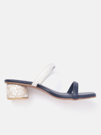 DressBerry Colourblocked Block Sandals