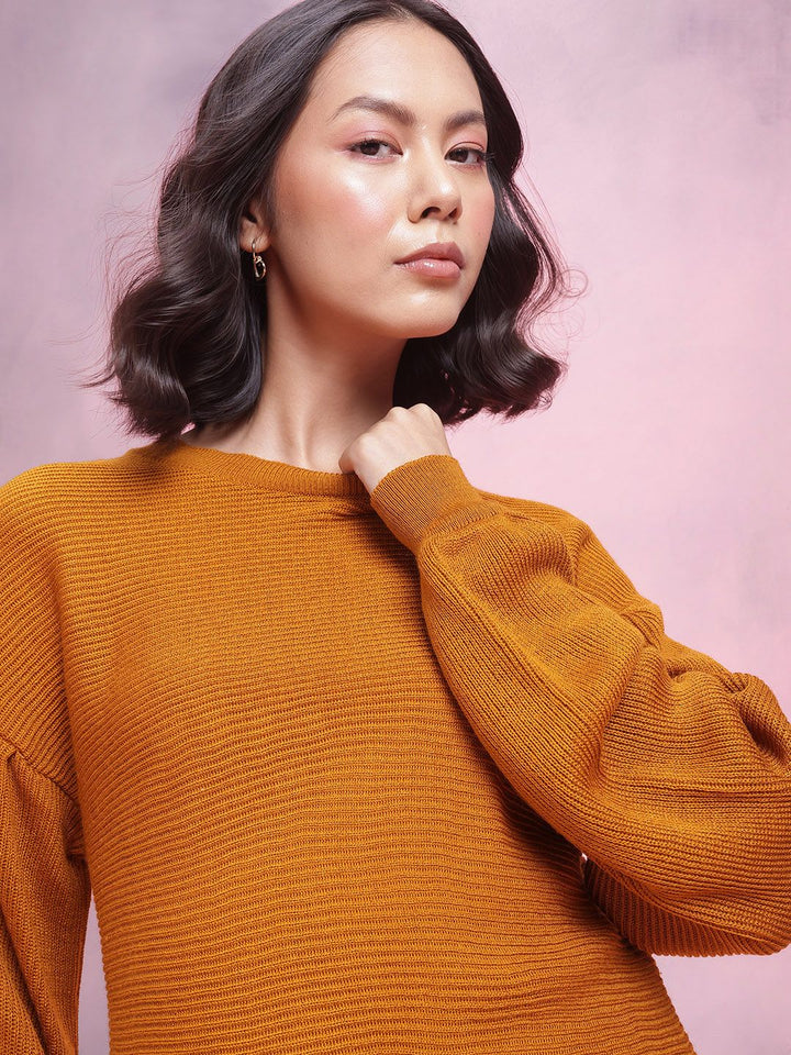 DressBerry Acrylic Ribbed Pullover