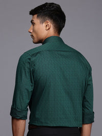 Raymond Gingham Checked Slim Fit Opaque Pure Cotton Formal Shirt