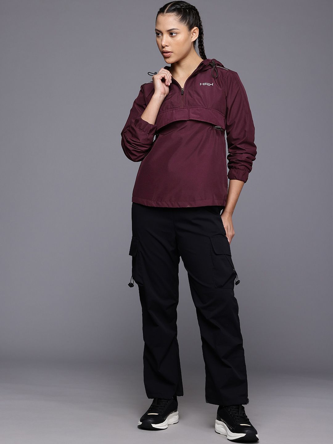 HRX by Hrithik Roshan Rapid-Dry Hooded Jacket