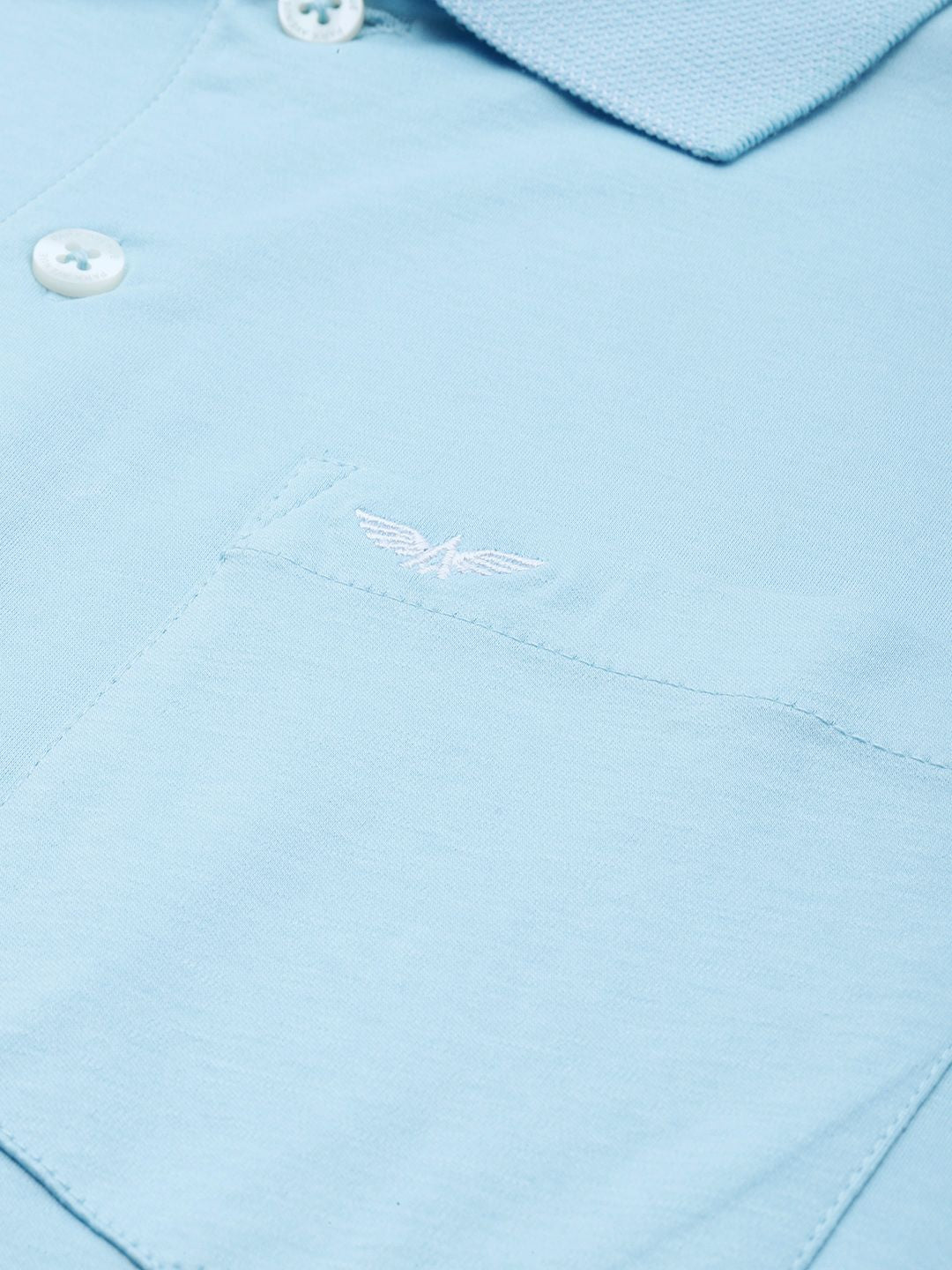 Park Avenue Polo Collar Pure Cotton T-shirt