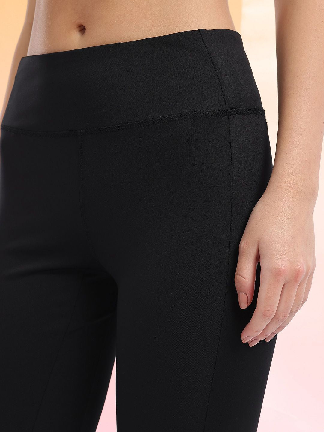 HRX by Hrithik Roshan Women Brand Logo Printed Rapid-Dry Cropped Running Tights