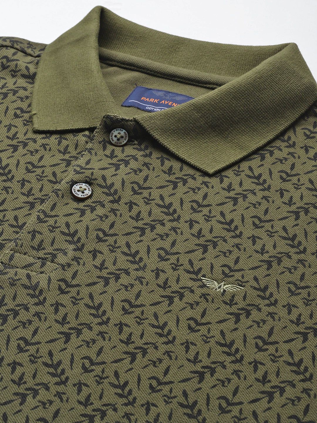 Park Avenue Conversational Printed Polo Collar T-shirt